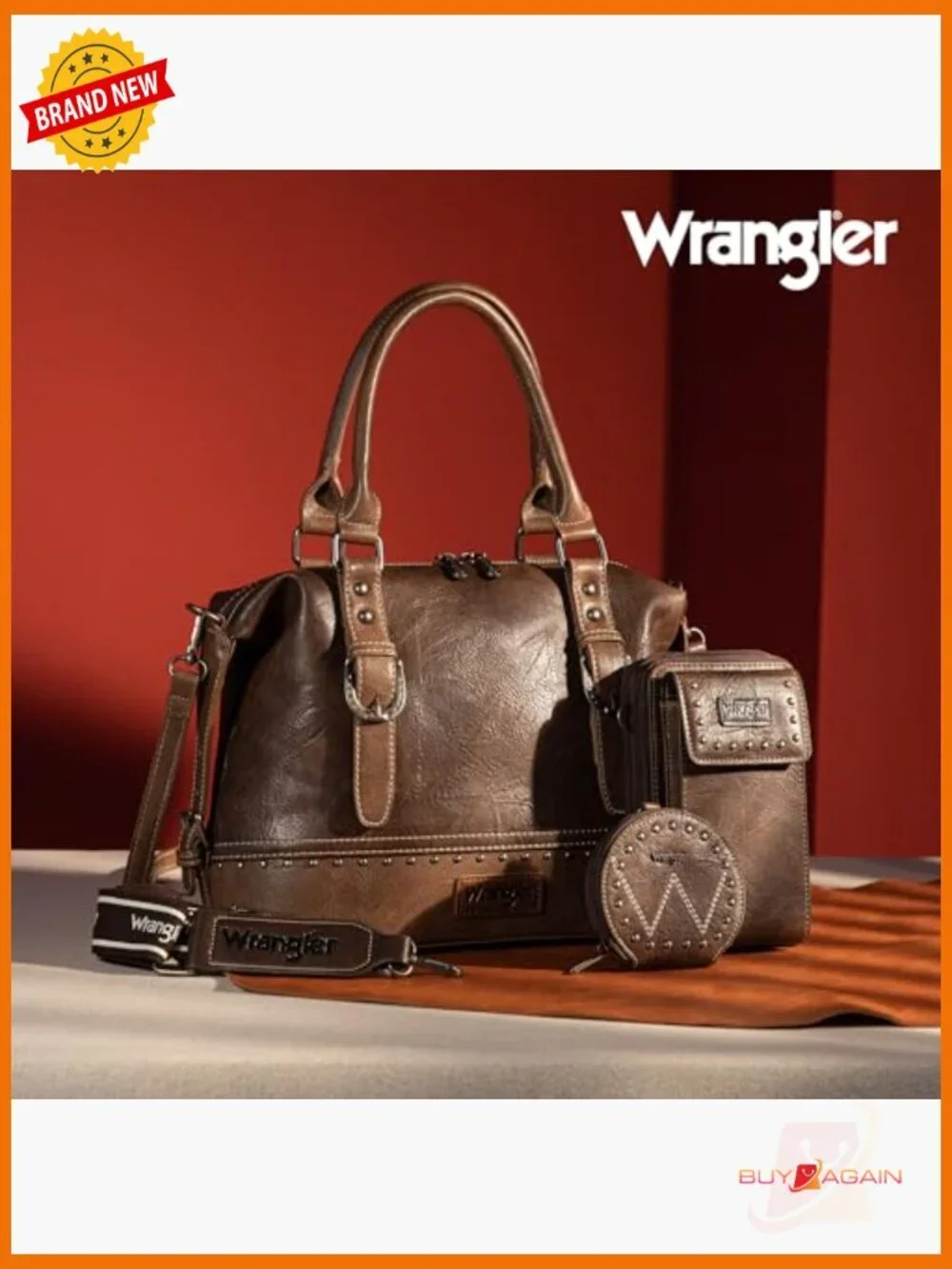 3 Piece Doctor Bag Set Satchel Top Handle Shoulder Bag Purse Set with Cell